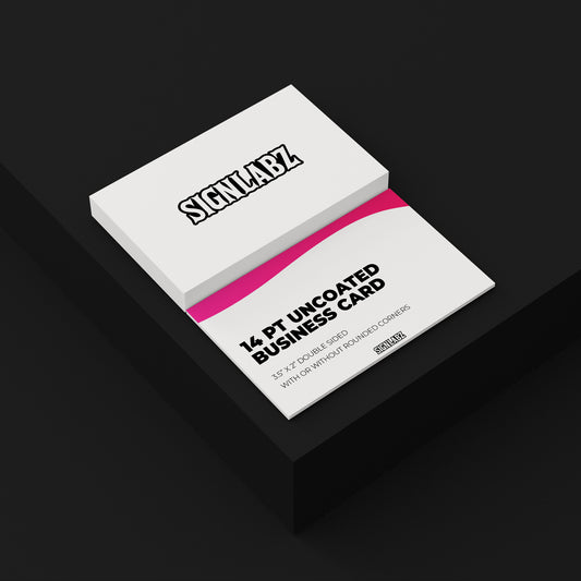 Carte de visite non couchée 14 PT