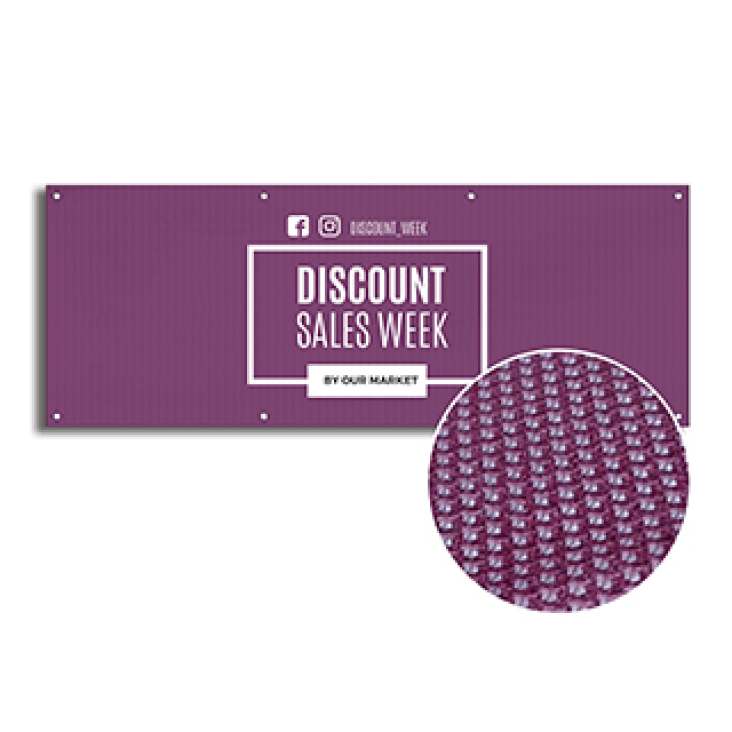 Mesh Banner 8 oz Polyester