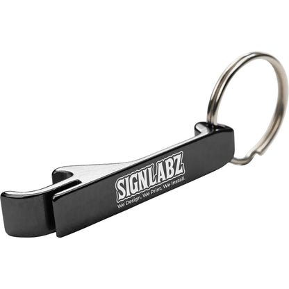 Aluminum Bottle/Can Opener with Key Ring