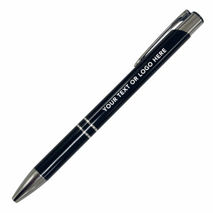 Metal Engraved Ballpoint Pen – Black Ink